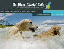 Tablet Screenshot of nomorechasintails.com